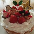 mario大好き's cooksnap of when they made 市販のスポンジでズボラなクリスマスケーキ.
