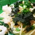はーりお's cooksnap of when they made エビとアスパラのたらこクリームパスタ♡.