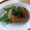 8itao8's cooksnap of when they made ★肉無し★豆腐と大葉の照り焼きハンバーグ.