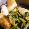 そめはる's cooksnap of when they made ♦カブと鶏の唐揚げのスイチリ炒め♦.