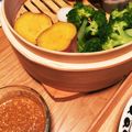 ひろと＾＿＾ママ's cooksnap of when they made たっぷり胡麻酢で食べる蒸し野菜❀.