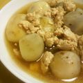 はっさく大福839's cooksnap of when they made 里いもころころ☆鶏そぼろ.
