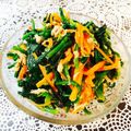 うさぎ姫っこ's cooksnap of when they made 法蓮草とツナの酢和え❀柚子胡椒風味.