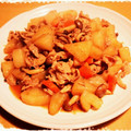 クック漣ちゃん's cooksnap of when they made 大根と豚バラの甘辛しょうが炒め.