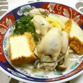 Haru Haru's cooksnap of when they made 牡蠣と厚揚げの味噌煮.
