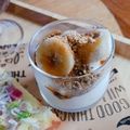 ❤️かわだん❤️'s cooksnap of when they made 黒蜜きな粉バナナヨーグルト.