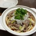 ままばなな1020's cooksnap of when they made 風邪引きさんのホカホカおろし肉うどん.