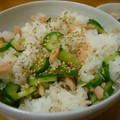 hikochan2's cooksnap of when they made 鮭ときゅうりのさっぱり混ぜご飯.