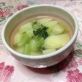 あざらしの赤ちゃん's cooksnap of when they made ブロッコリー茎とじゃが芋の中華スープ.