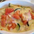 danaki's cooksnap of when they made おいしいよ♡ズッキーニとトマトのグラタン.