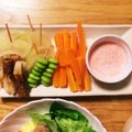 CoCoa☆'s cooksnap of when they made 温野菜に明太子マヨソース♪.