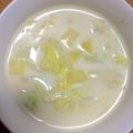 さこつ君's cooksnap of when they made 白菜とじゃがいものミルクスープ.