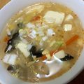 さこつ君's cooksnap of when they made たっぷり白菜の酸辣湯（サンラータン）.
