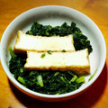 管理栄養士のたまご♥'s cooksnap of when they made 大根葉と絹厚揚げの煮物.
