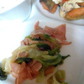 mikamika's cooksnap of when they made 簡単！ハム、レタス炒め！.
