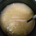 アピナス's cooksnap of when they made キャベツとえのきの味噌汁.