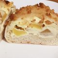 kurokoma's cooksnap of when they made りんごとクリームチーズのパン.