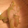 sacoharu's cooksnap of when they made セロリでサッとポン酢和え.