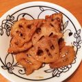kirara531's cooksnap of when they made シンプル材料！れんこんのきんぴら.
