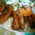 さとるちっち's cooksnap of when they made タレが決め手☆キャベツたっぷりの豚丼.