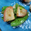 Natsutach's cooksnap of when they made お弁当に☆かまぼこエンドウ☆.