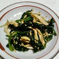 jinko3's cooksnap of when they made ささみとほうれん草の和風あえ.