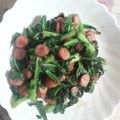 ちぃママ☆ミ's cooksnap of when they made 大根の葉っぱバター醤油炒め.