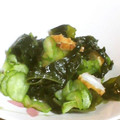 のえもゆ's cooksnap of when they made ☺胡瓜とわかめとちくわの酢の物.