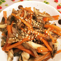 piii☆'s cooksnap of when they made 人参と舞茸のきんぴら炒め.