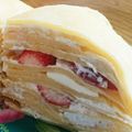 ゆたまみ's cooksnap of when they made 小4の娘が作るミルクレープ♡♡.