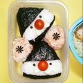 ako❀'s cooksnap of when they made キャラ弁＊簡単♪クリスマスブラックサンタ.