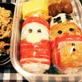 haruhir0's cooksnap of when they made ★クリスマス★スティックおにぎり弁当.