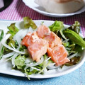 ＴＯＭＯＷＡＴ's cooksnap of when they made サーモンの炙り風　ゆず胡椒添え.