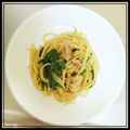 クック9IZBIO☆'s cooksnap of when they made 鶏と水菜のわさび風味パスタ.