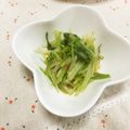 ネコかえる's cooksnap of when they made レンジで簡単★水菜の辛子和え.