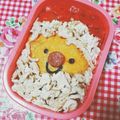 ぱぴぷぺん's cooksnap of when they made クリスマス弁当✩サンタさんオムライス.