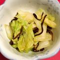 71i's cooksnap of when they made 簡単！塩昆布で白菜の漬け物.