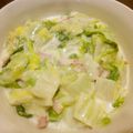 Tama家's cooksnap of when they made 市販のような白菜のクリーム煮.