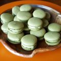 Carmelina's cooksnap of when they made 抹茶マカロン.