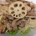 yummy?'s cooksnap of when they made 豚肉と蓮根のかんたん酢炒め♪.