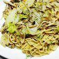 化け猫姫。's cooksnap of when they made 白菜ときのこのホワイトソースパスタ.