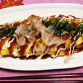 さゆ（╹◡╹）♡'s cooksnap of when they made Wチーズでうまっ♪簡単とん平焼き♡.