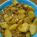 みなみなぷー's cooksnap of when they made 里芋と鶏ひき肉の煮物.