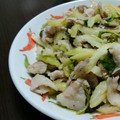 きのっぴぃ２号's cooksnap of when they made 父の日に♪豚肉とセロリのネギ塩レモン炒め.