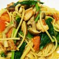 HimoriNa's cooksnap of when they made なばなとトマトのパスタ.