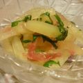 たもたん's cooksnap of when they made たくあんの大葉梅肉和え☆相方レシピ.
