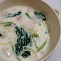 みまりん's cooksnap of when they made 牛乳でほうれん草とベーコンのクリーム煮☆.
