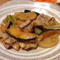 すぅじぃ～'s cooksnap of when they made ガリバタ醤油のかぼちゃ大根ステーキ.