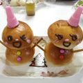 くるmilk's cooksnap of when they made HBで簡単♡ふわふわ雪だるまパン.