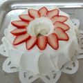 管理栄養士☆ミ's cooksnap of when they made デコレーションシフォンケーキ.